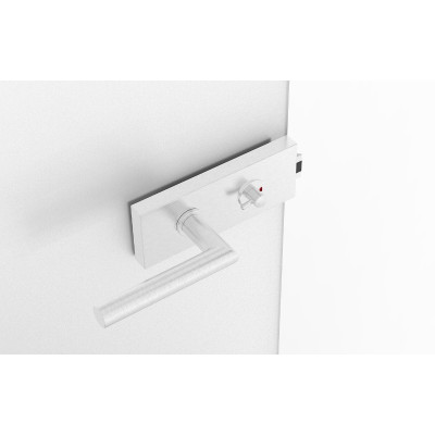 Kilincs üvegajtóhoz SLIM PRO INOX szett WC zár SZKWINS Kilincs üvegajtóhoz SLIM PRO INOX szett WC zár SZKWINS