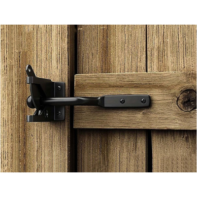 Önzáró kapu retesz 50x52mm fekete