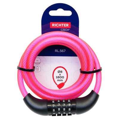 RL.567.8x1800 számkódos kábelzár