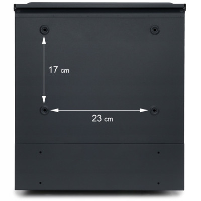 S3693 Postaláda Antracit + Fahatású