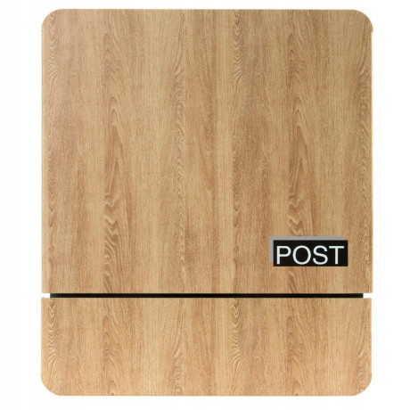 S3693 Postaláda Antracit + Fahatású