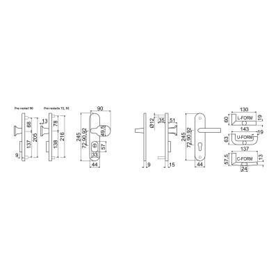 R.701.ZB.MD.TB3 biztonsági vasalat R.701.ZB.MD.TB3 biztonsági vasalat