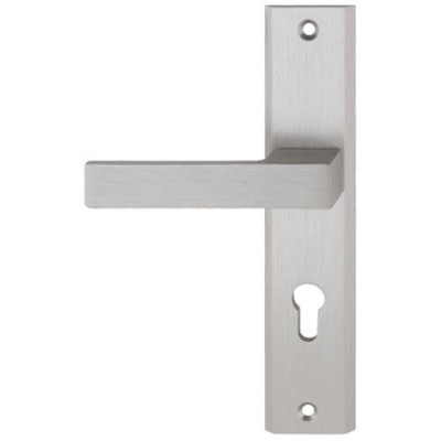 TOTAL vchodová kľučka-madlo INOX pravá