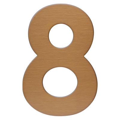 RN.120L.8.MD szám "8" 120mm réz szín