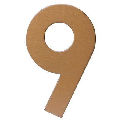 RN.120L.9.MD szám "9" 120mm réz szín RN.120L.9.MD szám "9" 120mm réz szín