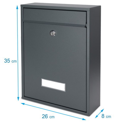 36647 postaláda antracit