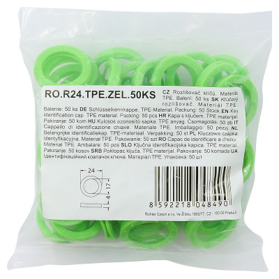 RO.R24.TPE.ZEL.50db kulcs jelölő RO.R24.TPE.ZEL.50db kulcs jelölő