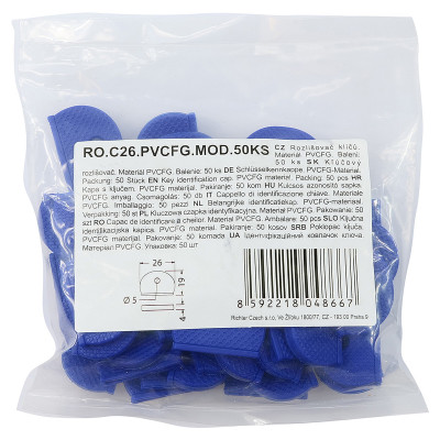 RO.C26.PVCFG.MOD.50db kulcs jelölő RO.C26.PVCFG.MOD.50db kulcs jelölő