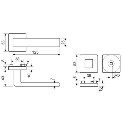 RK.C1.MILANO.WC.NIMAT kilincs