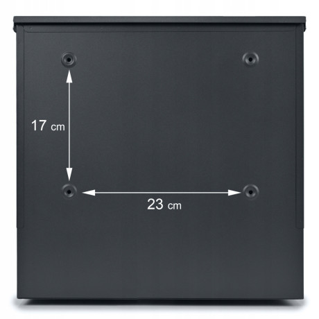 D3638 postaláda antracit + faimitáció