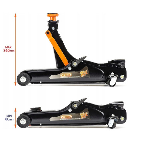 Alacsony profilú hidraulikus emelő 2,5T D10663