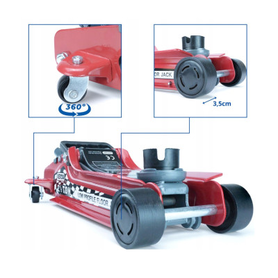 Alacsony profilú hidraulikus emelő 2,5T D10559