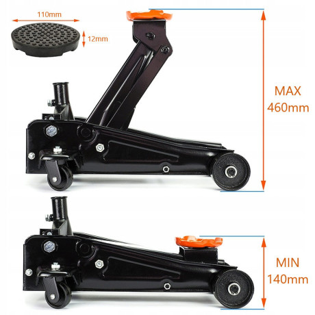 Hidraulikus emelő ,,Béka,, 3T D3022