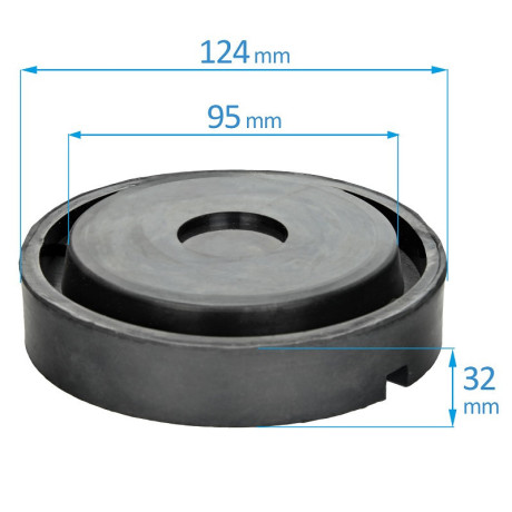 Alacsony profilú hidraulikus emelő 3T D3027