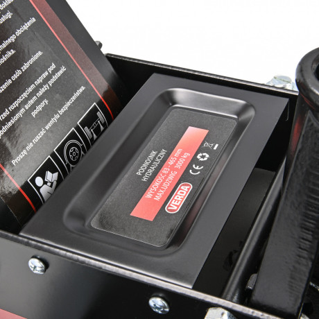 Hidraulikus alacsony profilú, dupla dugattyús emelő 3T D8465