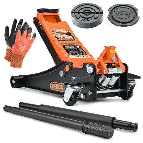 Hidraulikus alacsony profilú, dupla dugattyús emelő 3T D8013