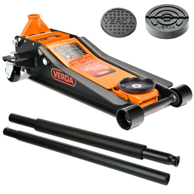 Hidraulikus alacsony profilú, dupla dugattyús emelő 3T D8013