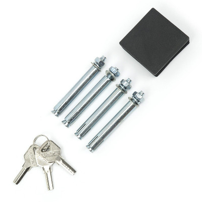 US03K zárható parkolásgátló oszlop fehér