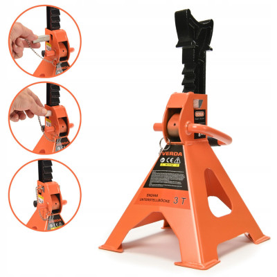 Autótámasz készlet 3T rögzítőcsappal D2445