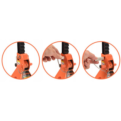 Autótámasz készlet 3T rögzítőcsappal D2445