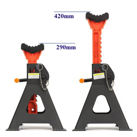 Autótámasz 3T biztonsági csappal D2432