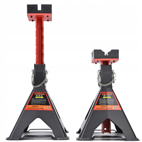 Autótámasz 3T biztonsági csappal D2437