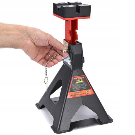 Autótámasz 3T biztonsági csappal D2437