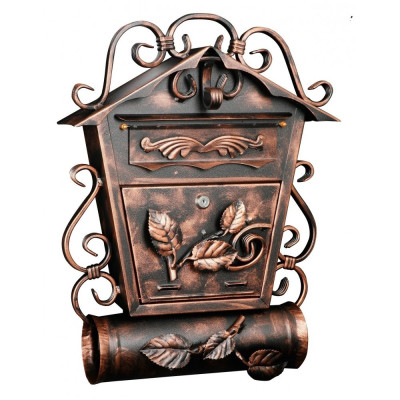 SD2TO postaláda fekete réz patinával