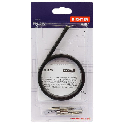 RN.125V.6.CE szám "6" fekete RN.125V.6.CE szám "6" fekete