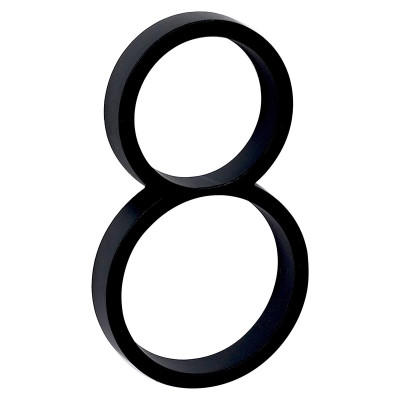 RN.125V.8.CE szám "8" fekete RN.125V.8.CE szám "8" fekete