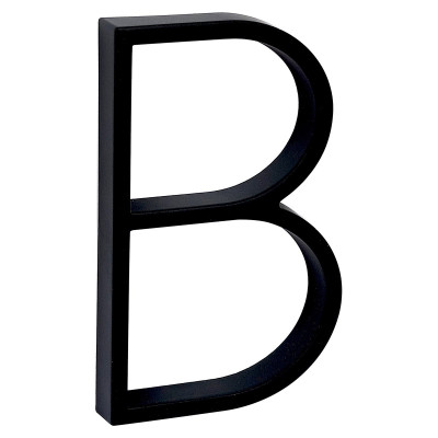RN.125V.B.CE betű "B" fekete RN.125V.B.CE betű "B" fekete