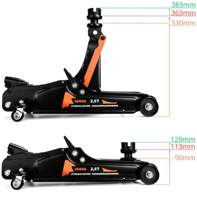 Alacsony profilú hidraulikus emelő 2,5T D10663P