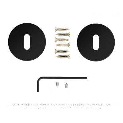 Alsó rozetta BB fekete SZOFICZK