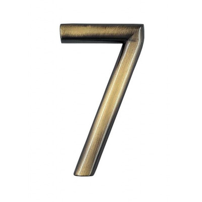Számjegy "7" 75mm bronz