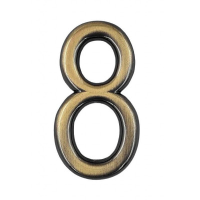 Számjegy "8" 75mm bronz