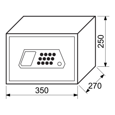 RS.25.GA.FIN elektronikus széf
