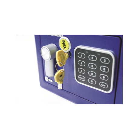YALE VALUE Mini YSV/170/DB2/B széf kék