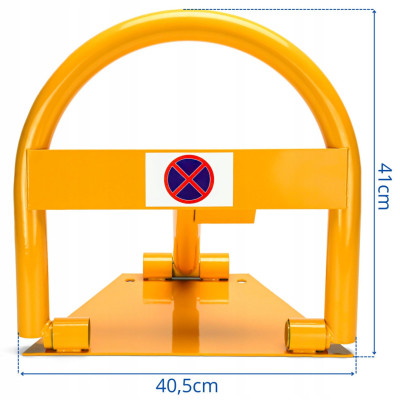 US1828 összecsukható sárga parkolásgátló