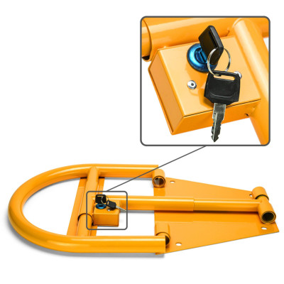 US1828 összecsukható sárga parkolásgátló