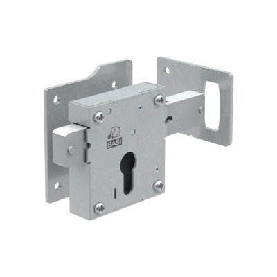 Rácsavarozható kapuzár ATS 80, PZ cilinderbetétes