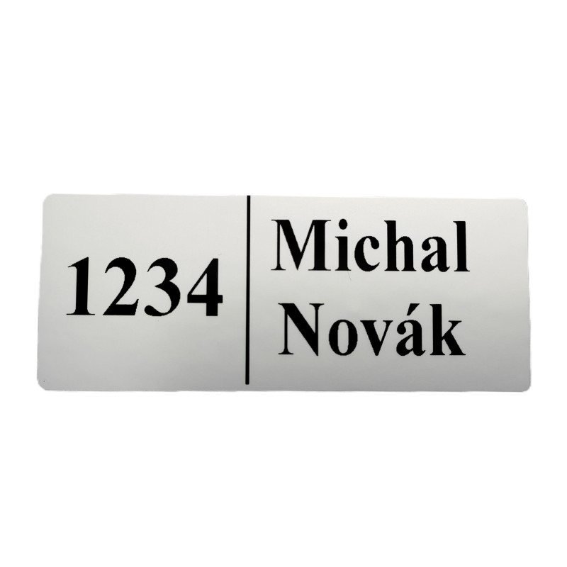 Öntapadós névtábla Öntapadós névtábla