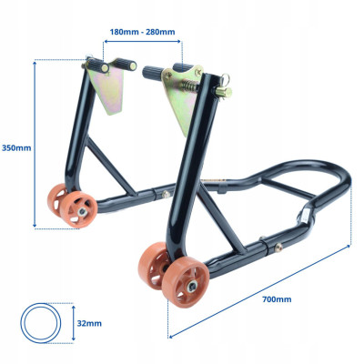 Motorkerékpár állvány SETT első és hátsó kerék alá D1706