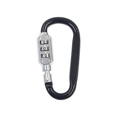 Számzáras  karabiner Al 75x40x8mm