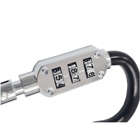 Számzáras  karabiner Al 75x40x8mm