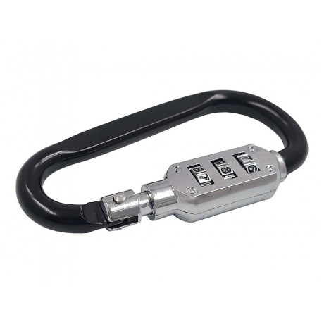 Számzáras  karabiner Al 75x40x8mm