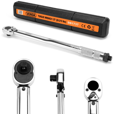 Kerékkulcs (nyomatékkulcs) 1/2" 28–210 Nm D1737