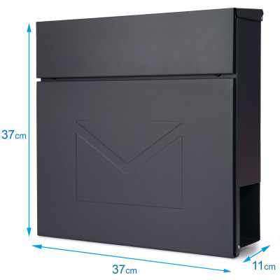 D3689 postaláda antracit