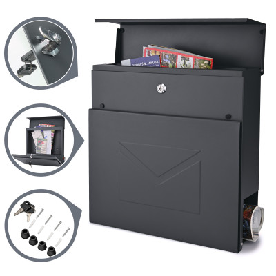 D3689 postaláda antracit