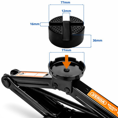 ELÉRHETŐ 01/2026! Trapézemelő 2,5T táskával és teleszkópos kulcsal D4575