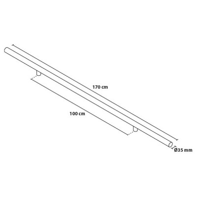 Fogantyú 170/100 kerek tolópajzs